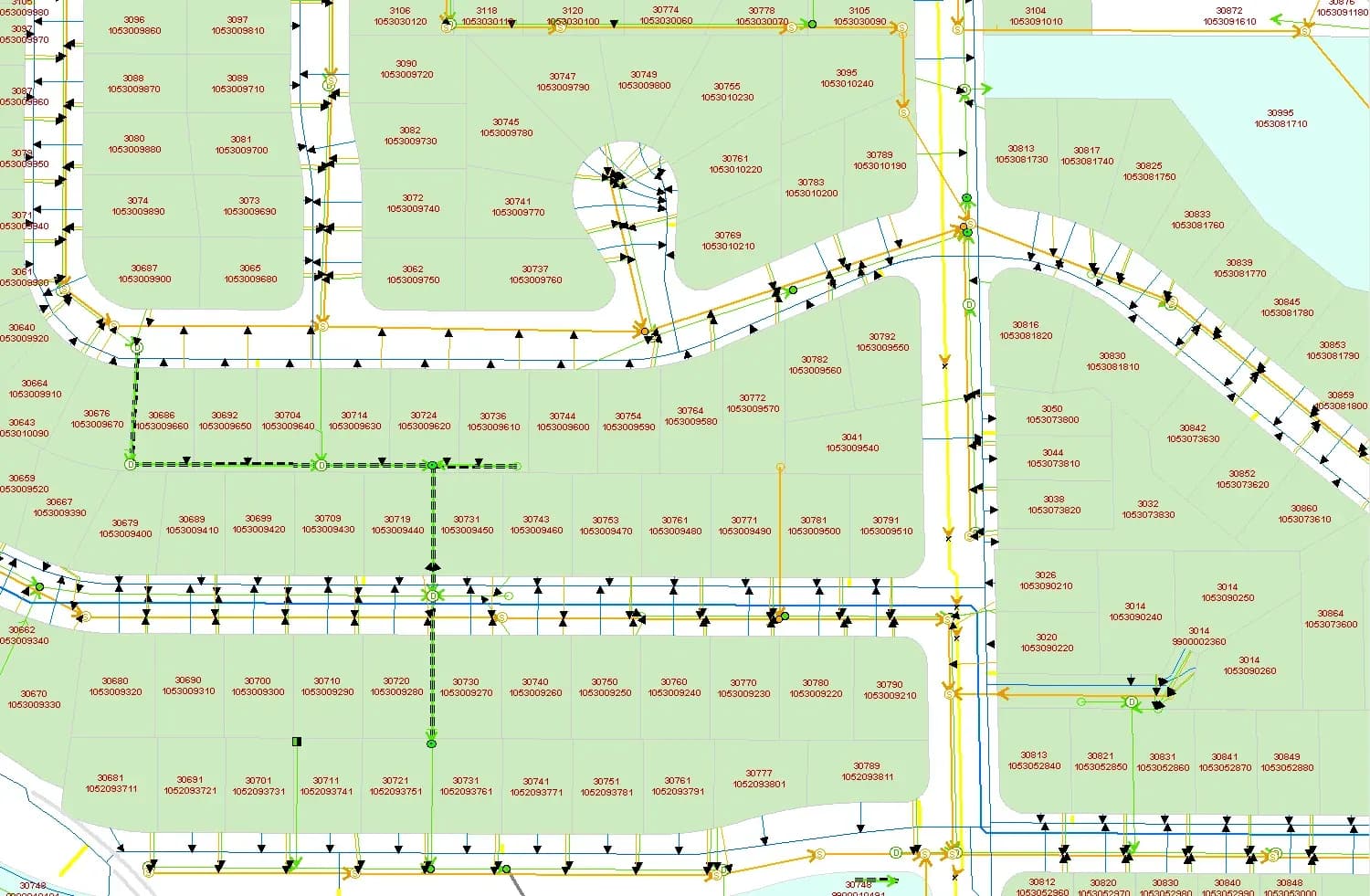 Digitizing utility service connections - 1 of 5