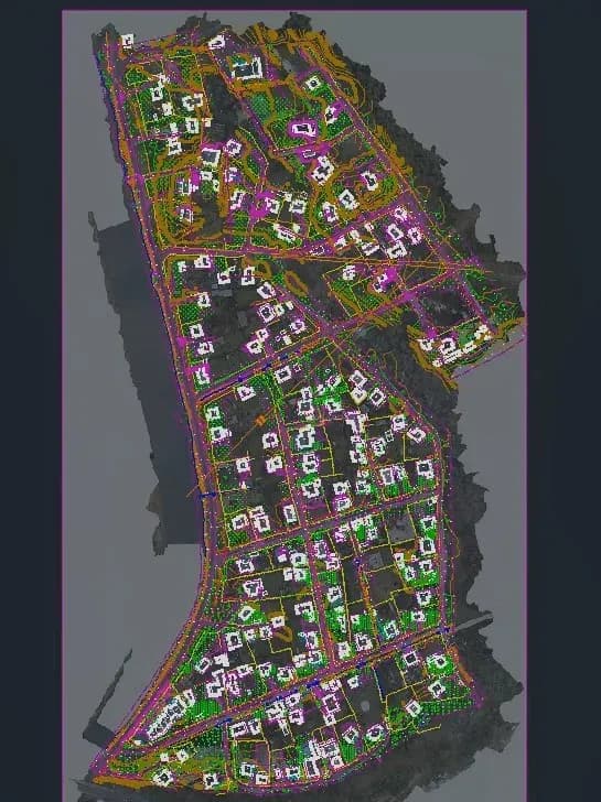 Topographic drawing at a scale of 1:500 - 4 of 5
