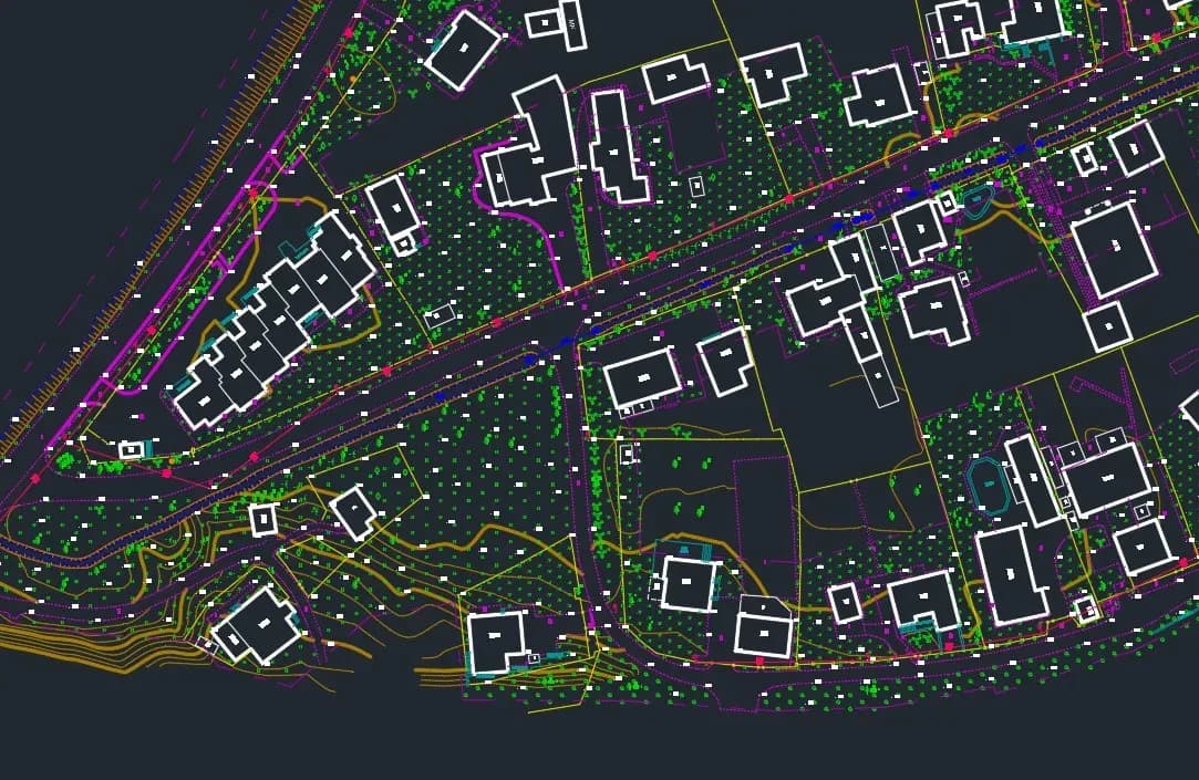 Topographic drawing at a scale of 1:500 - 5 of 5