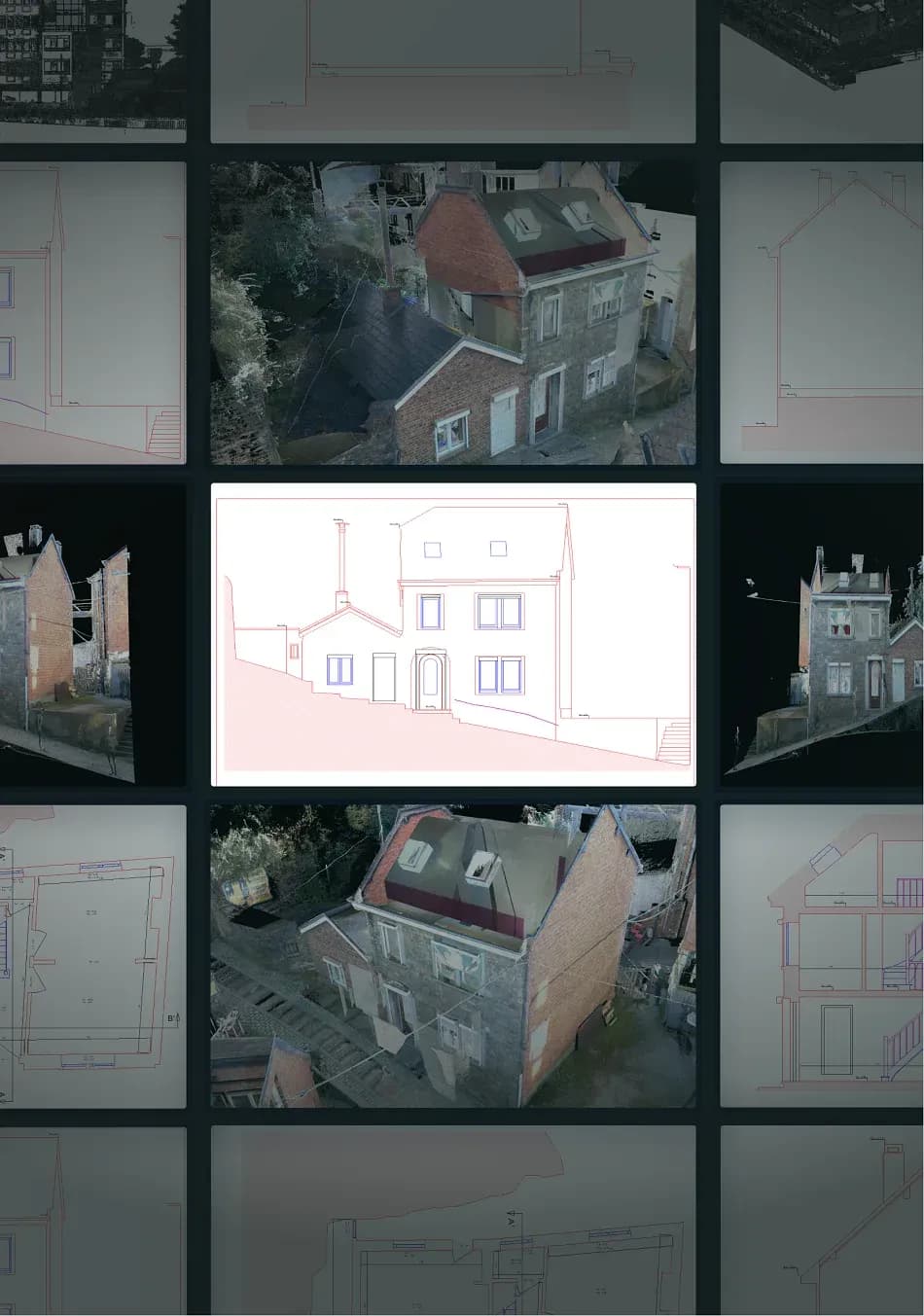 Scan-to-CAD Documentation of Pied Chateau - 3 of 5