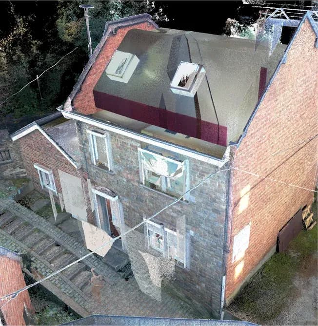 Scan-to-CAD Documentation of Pied Chateau - 4 of 5