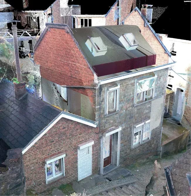 Scan-to-CAD Documentation of Pied Chateau - 5 of 5