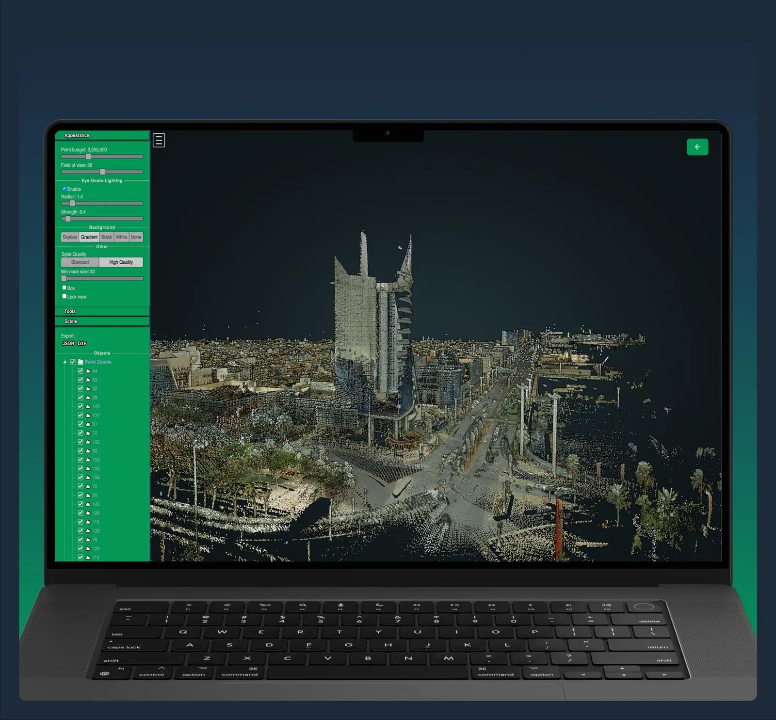 Development of a Web-Based 3D Point Cloud Visualization Platform - 4 of 5