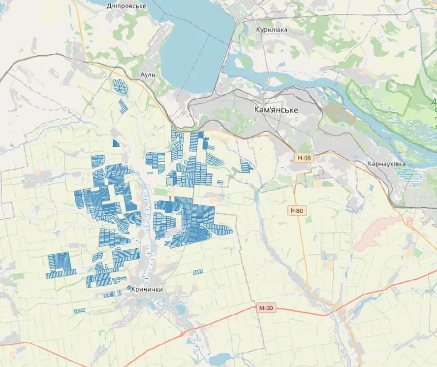 Processing of cadastral plots - 1 of 5