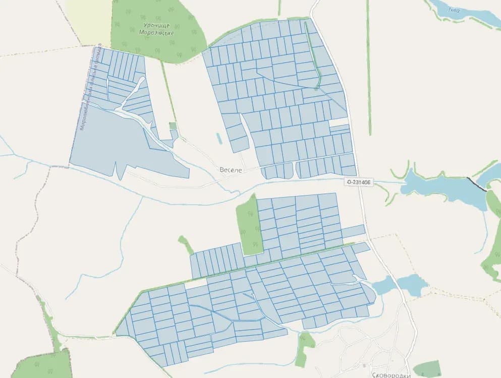 Processing of cadastral plots - 4 of 5
