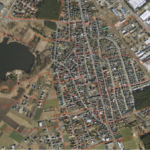 GIS Construction of 2D orthomosaic for aerial photography
